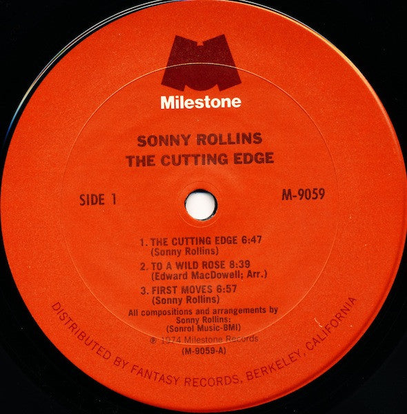 Sonny Rollins - The Cutting Edge (Vinyl, LP, Album)