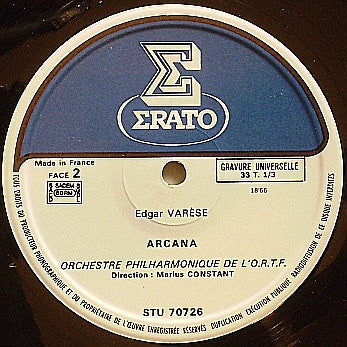Edgard Varèse - Amériques / Arcana (Vinyl, LP) Very Good Plus (VG+) / Very Good Plus (VG+)