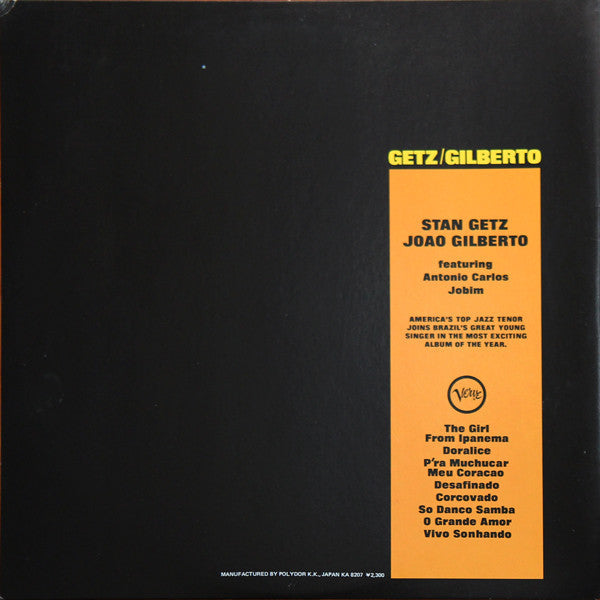 Stan Getz - Getz / Gilberto (Vinyl, LP, Album, Reissue)