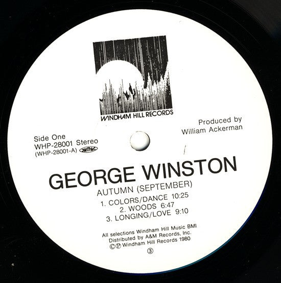 George Winston - Autumn = オータム (Vinyl, LP, Album, Stereo)