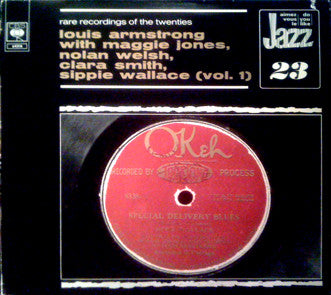 Louis Armstrong - Louis Armstrong With Maggie Jones, Nolan Welsh, Clara Smith, Sippie Wallace (Vol. 1) (Vinyl, LP, Compilation) Very Good (VG) / Very Good (VG)