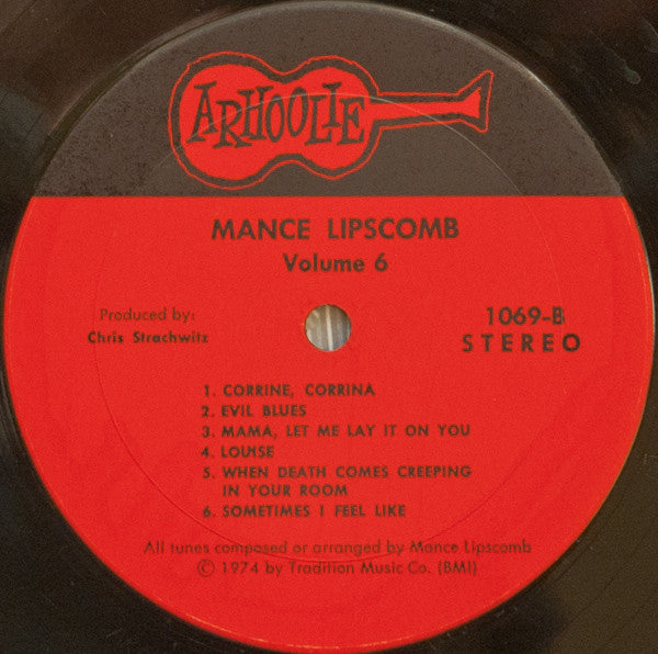 Mance Lipscomb - Mance Lipscomb Volume 6 (Vinyl, LP, Album) Very Good (VG) / Very Good (VG)