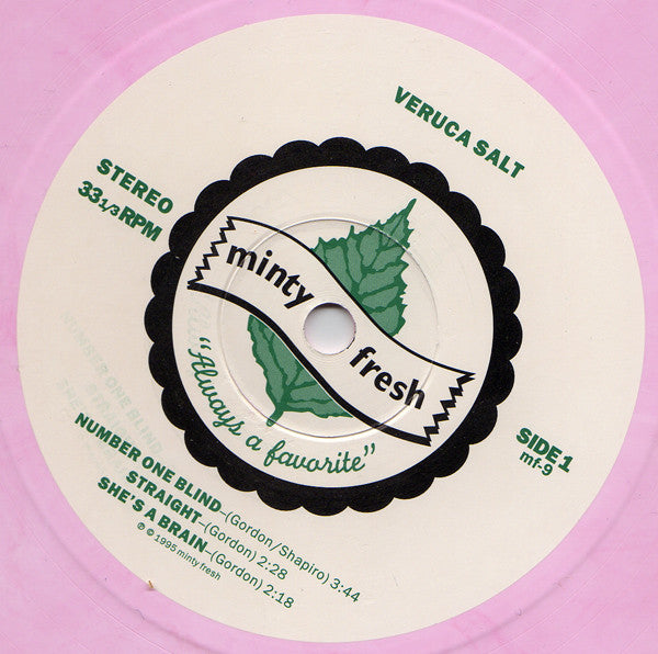 Veruca Salt - Number One Blind (Vinyl, 10", 33 ⅓ RPM, EP) Near Mint (NM or M-) / Near Mint (NM or M-)