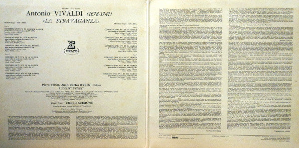 Antonio Vivaldi - La Stravaganza (Enregistrement Integral Des Douze Concertos Op.4) (2xVinyl, LP, Album) Very Good Plus (VG+) / Very Good Plus (VG+)