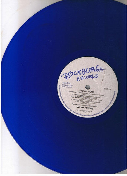 Iain Matthews - Stealin' Home (Vinyl, LP, Album, Stereo) Very Good Plus (VG+) / Very Good (VG)