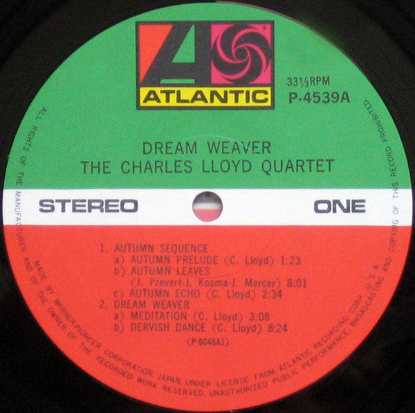 The Charles Lloyd Quartet - Dream Weaver (Vinyl, LP, Album, Reissue...