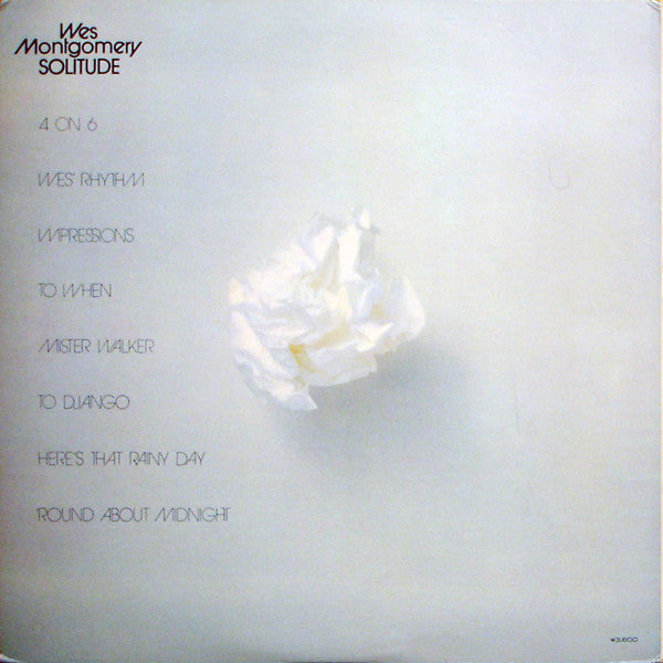 Wes Montgomery - Solitude (Vinyl, LP, Album, Mono)