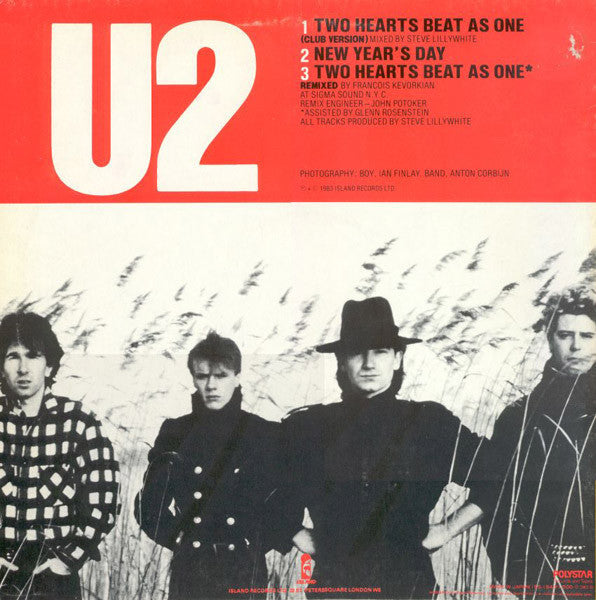 U2 - Two Hearts Beat As One (Vinyl, 12", 45 RPM)