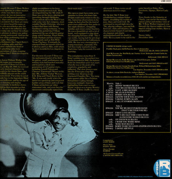 T-Bone Walker - T-Bone Jumps Again (Vinyl, LP, Compilation) Very Good Plus (VG+) / Very Good (VG)