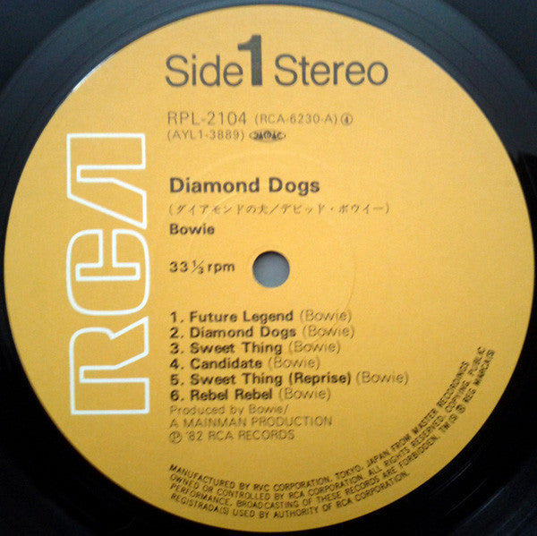 David Bowie - Diamond Dogs (Vinyl, LP, Album, Reissue, Stereo)