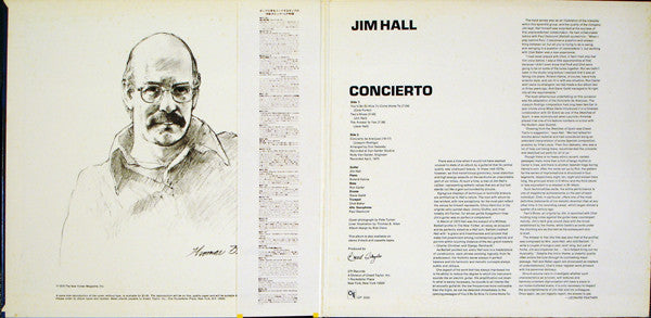 Jim Hall - Concierto (Vinyl, LP, Album, Stereo) Very Good Plus (VG+) / Good Plus (G+)