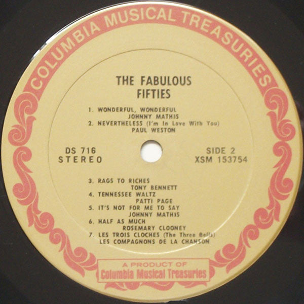 Various - The Fabulous 50s (2xVinyl, LP, Compilation) Very Good Plus (VG+) / Very Good (VG)