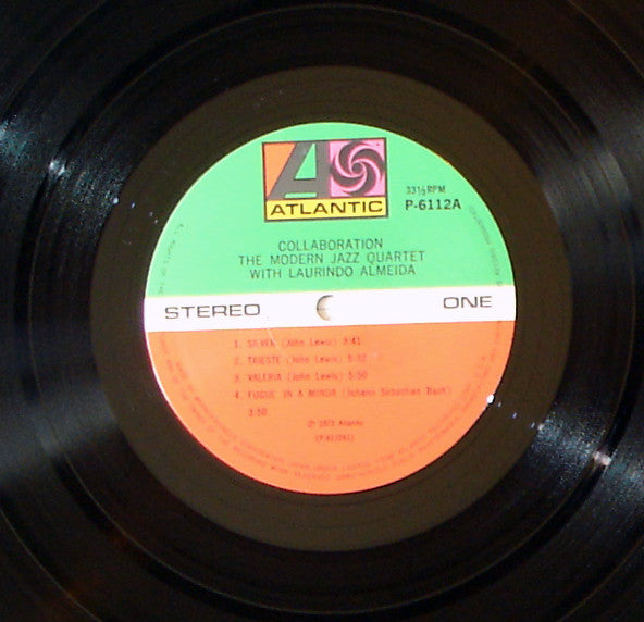 The Modern Jazz Quartet - Collaboration (Vinyl, LP, Album, Reissue)