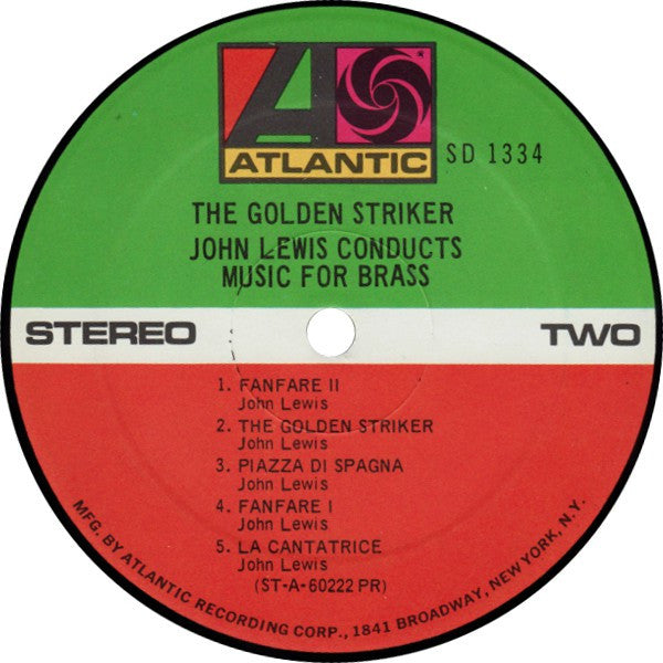 John Lewis (2) - The Golden Striker (Vinyl, LP, Album, Reissue, Stereo) Very Good (VG) / Very Good (VG)
