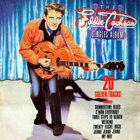 Eddie Cochran - The Eddie Cochran Singles Album (Vinyl, LP, Compilation, Mono) Very Good (VG) / Good Plus (G+)