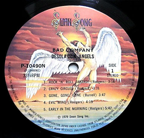 Bad Company (3) - Desolation Angels (Vinyl, LP, Album)