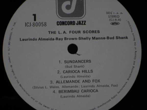 LA4 - The LA Four Scores! (Vinyl, LP) Very Good Plus (VG+) / Very Good Plus (VG+)