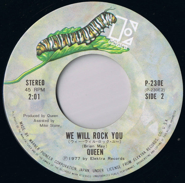 Queen - We Are The Champions = 伝説のチャンピオン (Vinyl, 7", 45 RPM, Single, Stereo) Very Good (VG) / Very Good Plus (VG+)