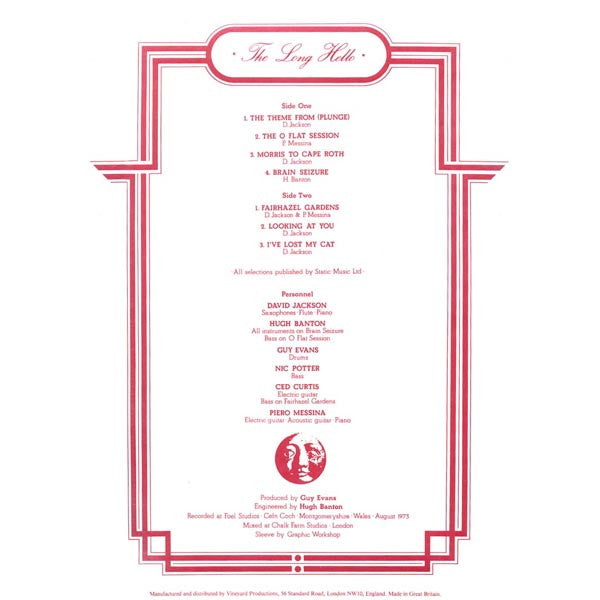 The Long Hello - The Long Hello (Vinyl, LP, Album, Reissue) Good Plus (G+) / Good Plus (G+)