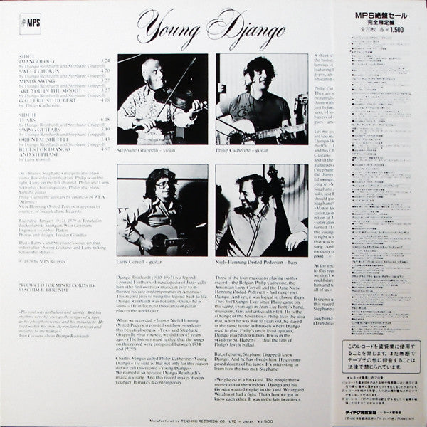 Stéphane Grappelli - Young Django (Vinyl, LP, Album) Very Good Plus (VG+) / Very Good Plus (VG+)