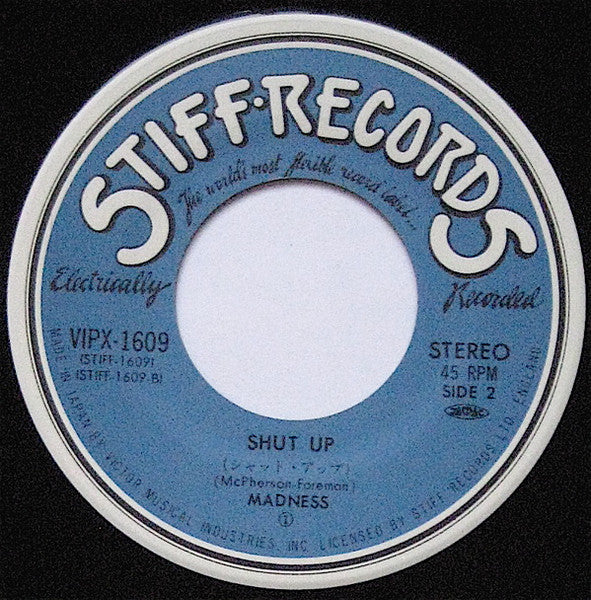 Madness - In The City (Vinyl, 7", 45 RPM, Single) Very Good Plus (VG+) / Very Good Plus (VG+)