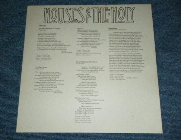 Led Zeppelin - Houses Of The Holy (Vinyl, LP, Album)
