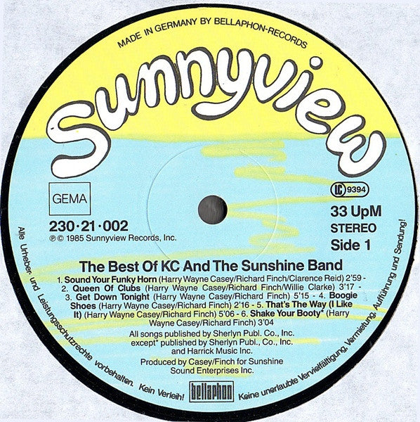 KC & The Sunshine Band - The Best Of KC And The Sunshine Band (Viny...