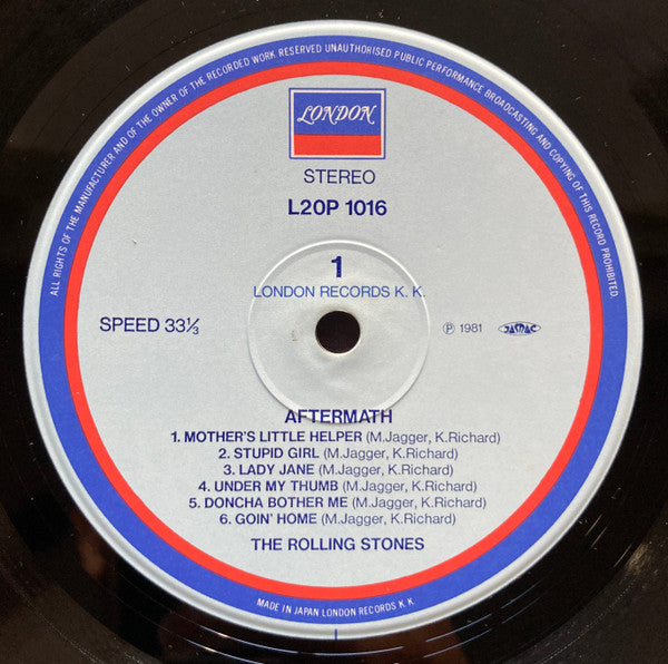 The Rolling Stones - Aftermath (Vinyl, LP, Album, Reissue) Very Good Plus (VG+) / Very Good (VG)