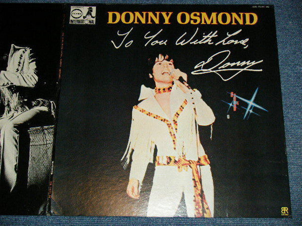 Donny Osmond - To You With Love, Donny (Vinyl, LP, Album) Near Mint (NM or M-) / Very Good Plus (VG+)