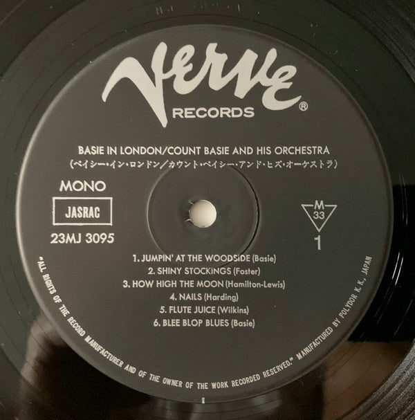Count Basie Orchestra - Basie In London (Vinyl, LP, Album, Reissue, Mono) Very Good Plus (VG+) / Very Good Plus (VG+)