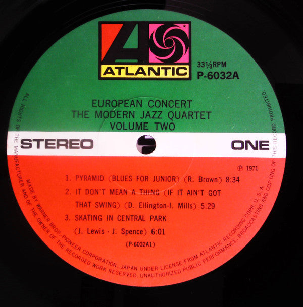 The Modern Jazz Quartet - European Concert: Volume Two (Vinyl, LP, ...