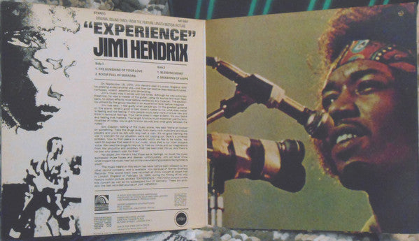 Jimi Hendrix - Original Sound Track 'Experience' (Vinyl, LP, Album, Stereo) Very Good Plus (VG+) / Very Good (VG)