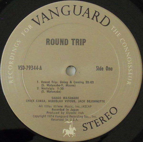 Sadao Watanabe - Round Trip (Vinyl, LP, Album) Very Good (VG) / Poor (P)