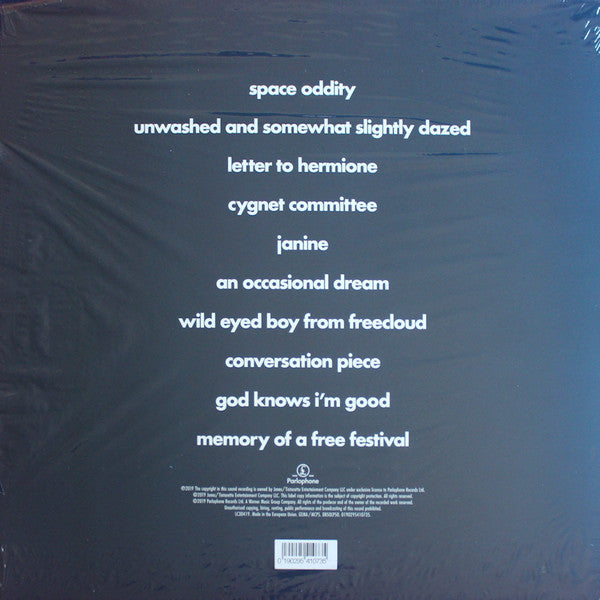 David Bowie - Space Oddity (2019 Mix) (Vinyl, LP, Album, Reissue, Stereo) Near Mint (NM or M-) / Near Mint (NM or M-)