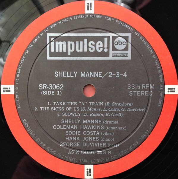 Shelly Manne - 2-3-4 = 2・3・4 (Vinyl, LP, Album, Reissue, Stereo) Near Mint (NM or M-) / Very Good Plus (VG+)