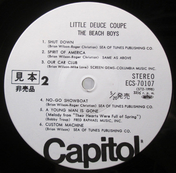 The Beach Boys - Little Deuce Coupe (Vinyl, LP, Album, Promo, Reissue) Near Mint (NM or M-) / Very Good (VG)