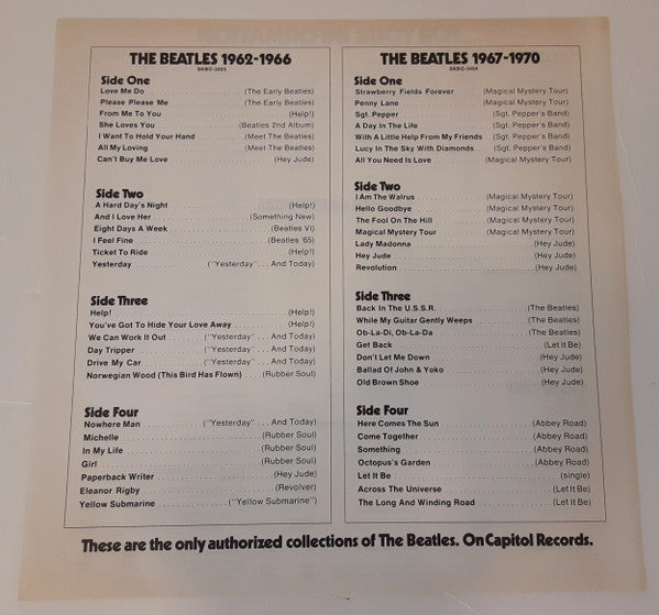 The Beatles - 1967-1970 (2xVinyl, LP, Compilation, Mispress, Reissue) Good Plus (G+) / Good Plus (G+)