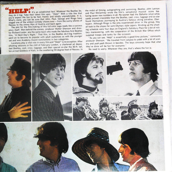 The Beatles - Help! (Original Motion Picture Soundtrack) (Vinyl, LP, Album, Reissue) Very Good Plus (VG+) / Very Good (VG)