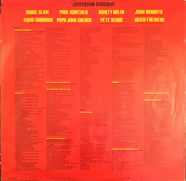 Jefferson Starship - Red Octopus (Vinyl, LP, Album, Quadraphonic) Good Plus (G+) / Good Plus (G+)