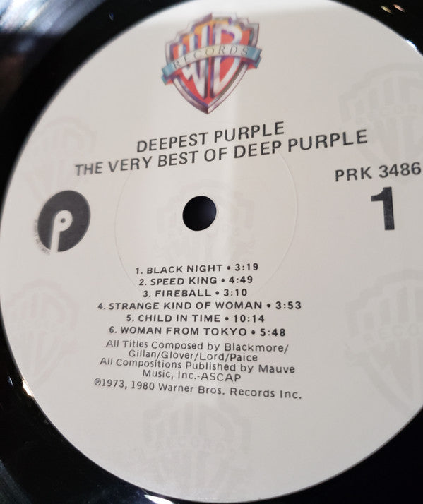 Deep Purple - Deepest Purple : The Very Best Of Deep Purple (Vinyl, LP, Compilation, Reissue) Very Good Plus (VG+) / Very Good (VG)