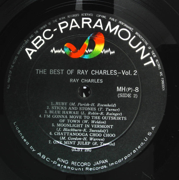Ray Charles - The Best Of Ray Charles - Vol.2 (Vinyl, LP, Compilation, Mono) Good Plus (G+) / Good Plus (G+)