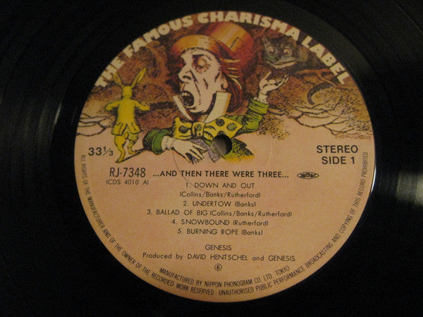 Genesis - ...And Then There Were Three... (Vinyl, LP, Album) Near Mint (NM or M-) / Very Good Plus (VG+)