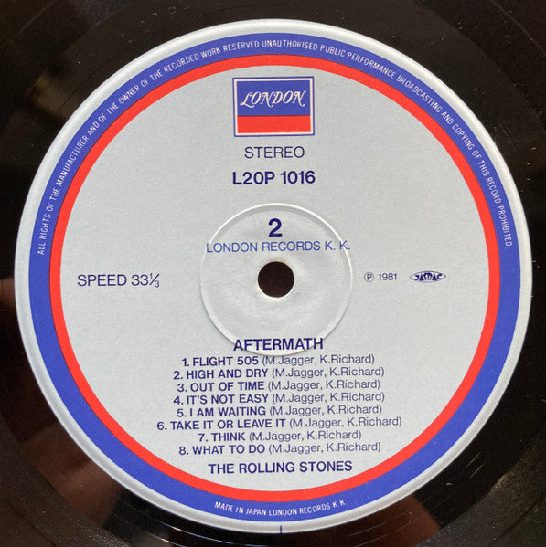The Rolling Stones - Aftermath (Vinyl, LP, Album, Reissue) Very Good Plus (VG+) / Very Good (VG)