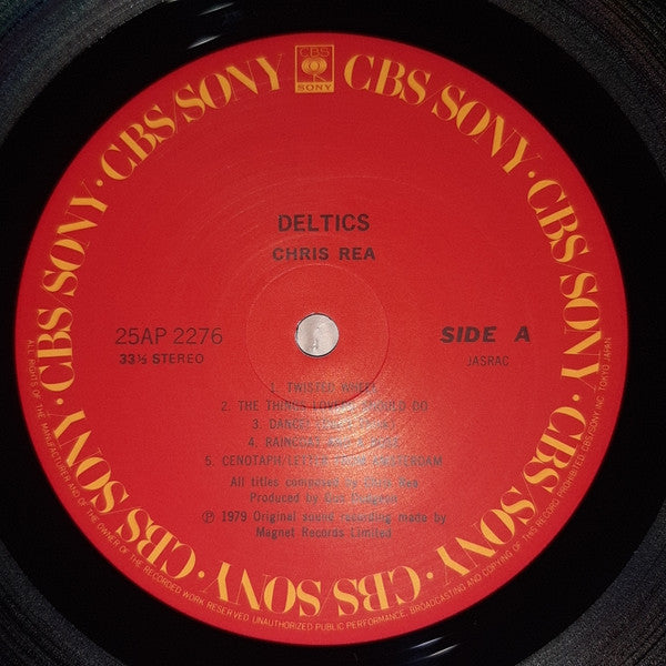 Chris Rea - Deltics (Vinyl, LP, Album, Reissue) Very Good Plus (VG+) / Good (G)