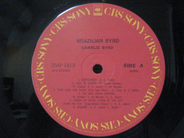 Charlie Byrd - Brazilian Byrd (Vinyl, LP, Album, Reissue, Stereo) Near Mint (NM or M-) / Very Good (VG)