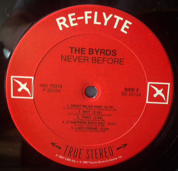 The Byrds - Never Before (Vinyl, LP, Album, Stereo, Mono) Near Mint (NM or M-) / Near Mint (NM or M-)