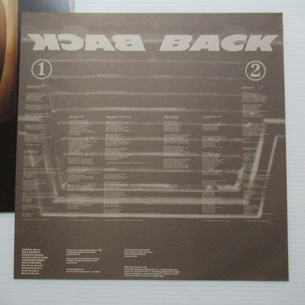 Status Quo - Back To Back (Vinyl, LP, Album)