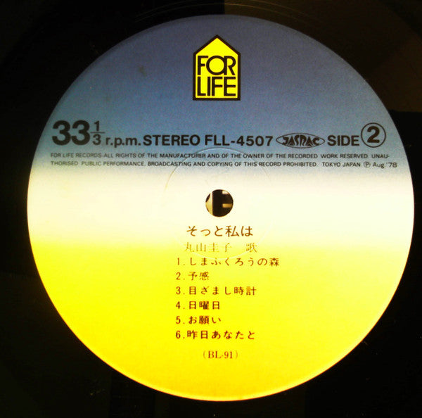 Keiko Maruyama - Sotto Watashi wa (Vinyl, LP, Album, Reissue, Stereo) Very Good Plus (VG+) / Fair (F)