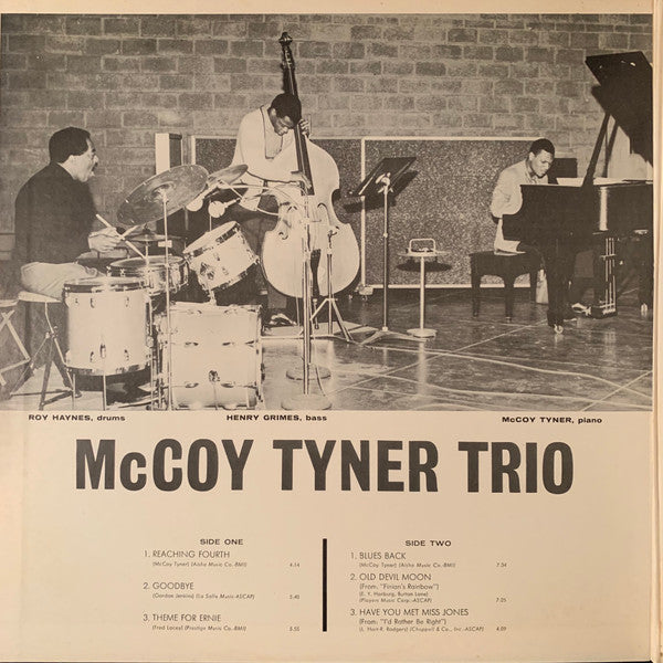 McCoy Tyner Trio - Reaching Fourth (Vinyl, LP, Album, Reissue, Stereo) Very Good Plus (VG+) / Very Good (VG)