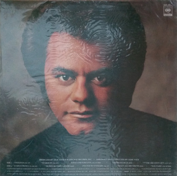Johnny Mathis - Feelings (Vinyl, LP, Album, Stereo) Good Plus (G+) / Very Good Plus (VG+)